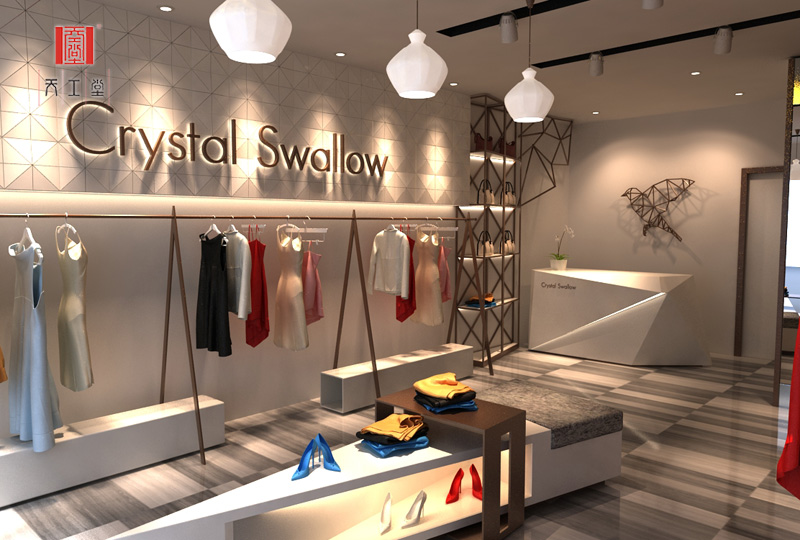 crystal swallow专卖店  展示道具